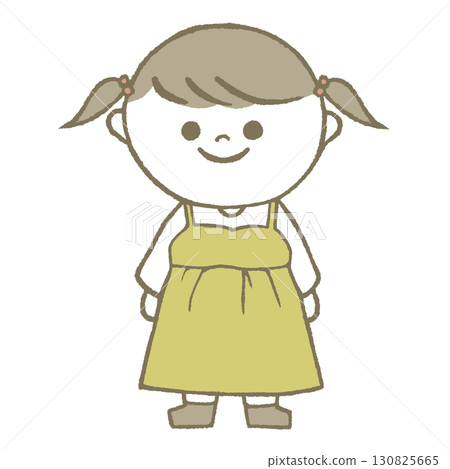 A girl in a dress 130825665