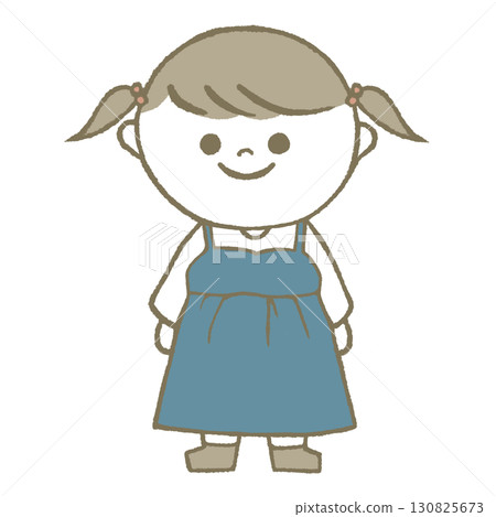 A girl in a dress A girl in a dress 130825673