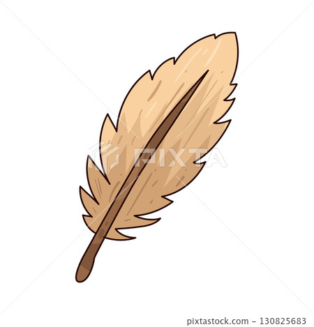 illustration of feather illustration of feather 130825683