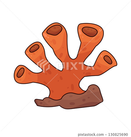 illustration of coral reef illustration of coral reef 130825690
