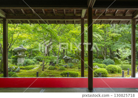 京都、圓光寺、翠綠美麗的十生庭園 130825718