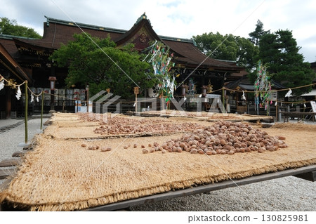 Sun-dried plums at Kitano Tenmangu Shrine 130825981