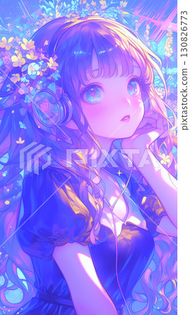 Music-loving girl Music-loving girl 130826773