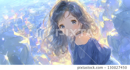 A girl watching us A girl watching us 130827450