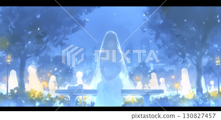 一個女孩在看著我們 一個女孩在看著我們 130827457