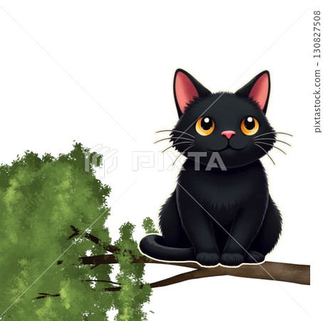 black and white cat with ball of soccer ball black and white cat with ball of soccer ball 130827508