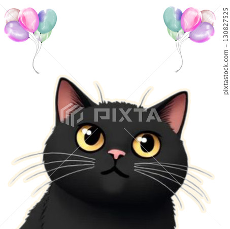 black and white cat with ball of soccer ball black and white cat with ball of soccer ball 130827525