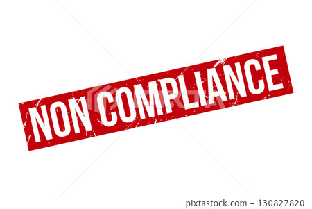 Non Compliance Rubber Stamp Seal Vector Non Compliance Rubber Stamp Seal Vector 130827820