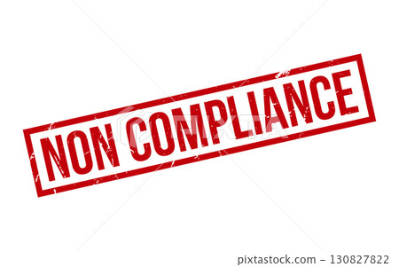 Red Non Compliance Rubber Stamp Seal Vector Red Non Compliance Rubber Stamp Seal Vector 130827822