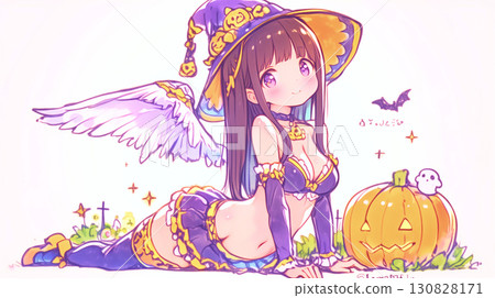 享受萬聖節的女孩 130828171