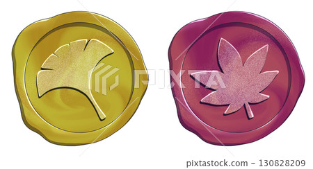 Autumn Leaves Seal Stamp Set 130828209