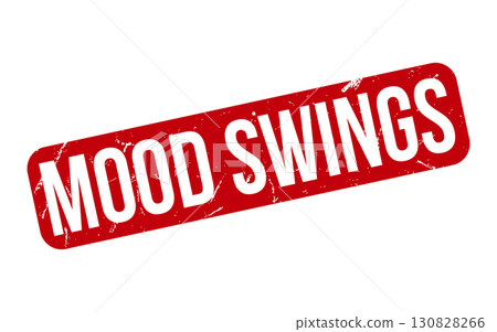 Mood Swings rubber grunge stamp seal vector 130828266