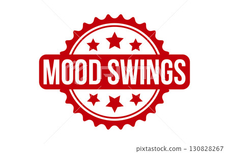 Red Mood Swings Rubber Stamp Seal Vector Red Mood Swings Rubber Stamp Seal Vector 130828267