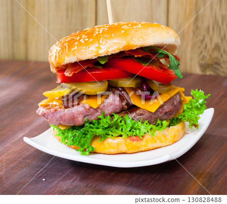 Double burger Double burger 130828488