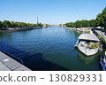 Distant view of the Eiffel Tower and Pont Alexandre III 130829331
