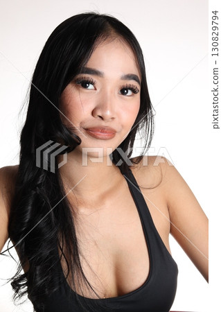 Beautiful woman  130829794