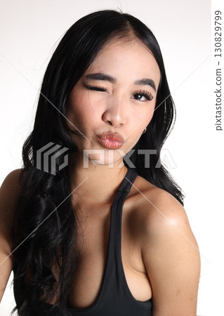 Beautiful woman  130829799