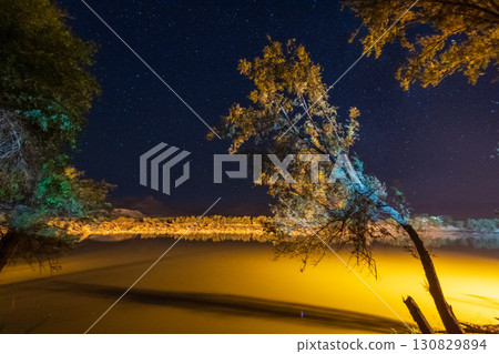 Evening along the Orange River Evening along the Orange River 130829894