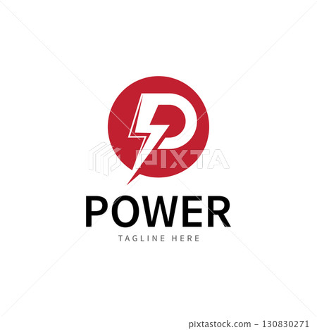 Letter P Electric Logo letter P and lightning bolt combination tunder bolt design logo template vector illustration Letter P Electric Logo letter P and lightning bolt combination tunder bolt design logo template vector illustration 130830271