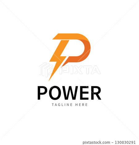 Letter P Electric Logo letter P and lightning bolt combination tunder bolt design logo template vector illustration Letter P Electric Logo letter P and lightning bolt combination tunder bolt design logo template vector illustration 130830291