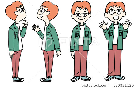 男性全身肖像套裝 男性全身肖像套裝 130831129