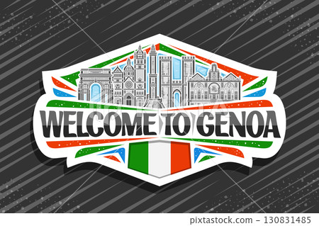 Vector logo for Genoa 130831485