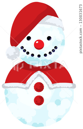 雙層雪人和許多有趣的裝飾品 130831673
