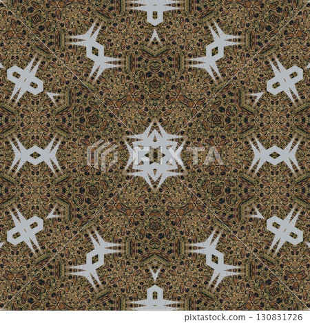 Turkish embroidery and batik art work for screen printing carpet, rug, fabric, tiles and flooring. Pattern design for the home decor, wrapping paper, curtains, wall covering etc 130831726