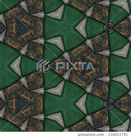 Turkish embroidery and batik art work for screen printing carpet, rug, fabric, tiles and flooring. Pattern design for the home decor, wrapping paper, curtains, wall covering etc 130831791