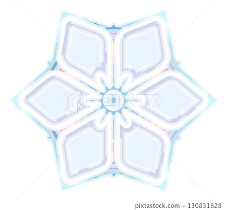 雪花圖案，宛如冬日魔法 130831828