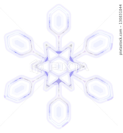 Snowflake pattern, like winter magic 130831844