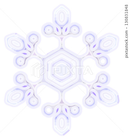 Snowflake pattern, like winter magic 130831848