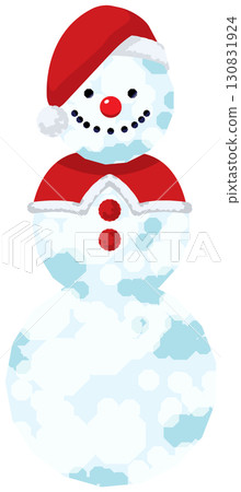 Three-tiered snowman with various hats Three-tiered snowman with various hats 130831924