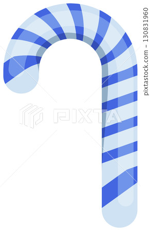 Candy cane, striped and sweet 130831960