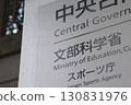 Information board of the Ministry of Education, Culture, Sports, Science and Technology (Kasumigaseki, Chiyoda Ward) 130831976