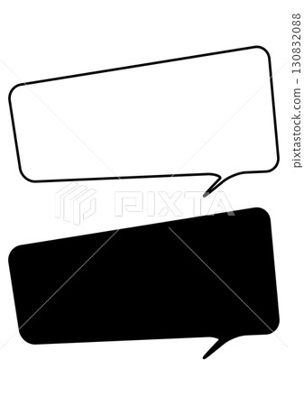 Speech bubble set for comments and messages 130832088