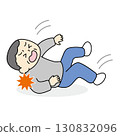 Elderly people who fall 130832096