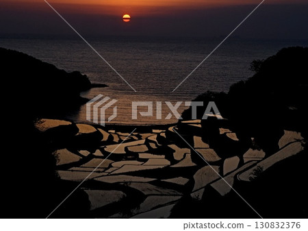 Hamanoura的水稻梯田 Hamanoura的水稻梯田 130832376