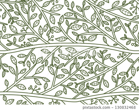 樹枝的無縫圖案 A-1 130832468