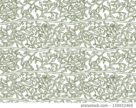 Seamless pattern of tree branches A-1' 130832469