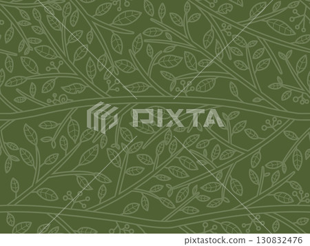 Seamless pattern of tree branches B-3 Seamless pattern of tree branches B-3 130832476