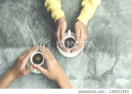 Banner Asian Business people smiling Relax holding cup of coffee in modern city. Couple lover enjoy drinking takeaway hot coffee together. Young Business people holding cup of coffee with copy space Banner Asian Business people smiling Relax holding cup of coffee in modern city. Couple lover enjoy drinking takeaway hot coffee together. Young Business people holding cup of coffee with copy space 130832483