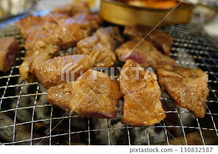 Korean Charcoal Grilled Meat, Traditional Cuisine 130832587