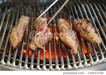 Korean Charcoal Grilled Meat, Traditional Cuisine 130832588