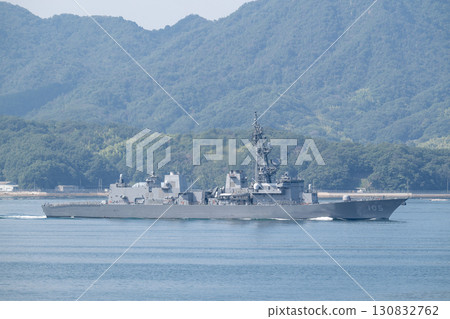 The Japan Maritime Self-Defense Force's escort ship Inazuma sailing 130832762