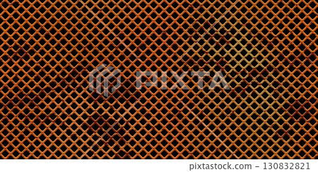 Rusty grate seamless patern with grunge texture 130832821