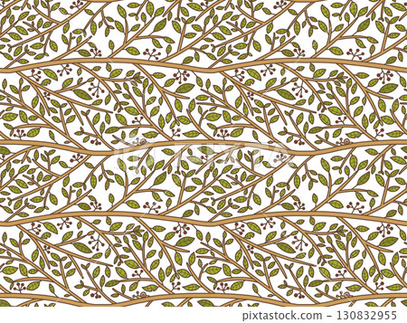樹枝的無縫圖案 D-1' 樹枝的無縫圖案 D-1' 130832955