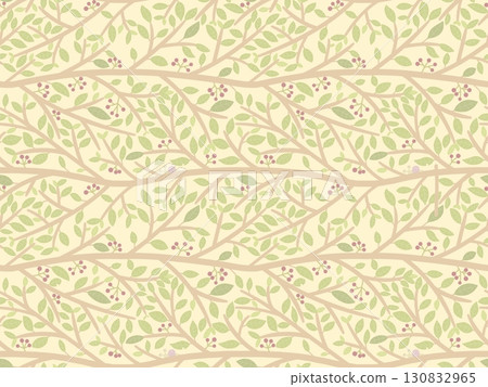 Seamless pattern of tree branches F-2' Seamless pattern of tree branches F-2' 130832965