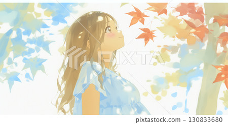 放鬆的女孩 130833680