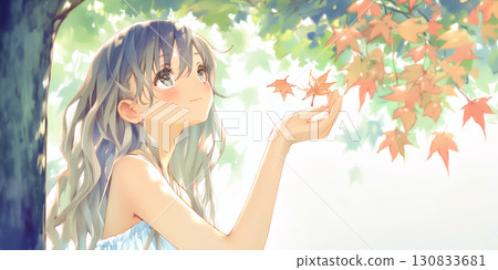 Relaxing girl 130833681